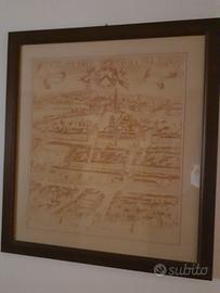 Stampa di Udine con cornice