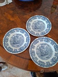 Set da 3 piatti Historical Ports of England