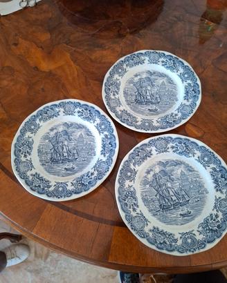 Set da 3 piatti Historical Ports of England