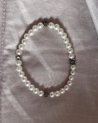 bracciale elastico da Donna con perle