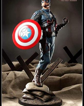 STATUA CAPITAN AMERICA SIDESHOW PREMIUM FORMAT 1/4