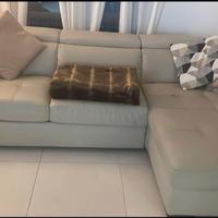Divano angolare con letto estraibile