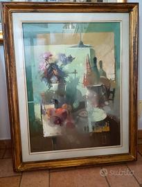 ELVIO MAINARDI - QUADRO NATURA MORTA - 80 X 60 CM