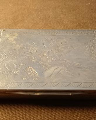 Scatoletta argento Liberty da borsetta
