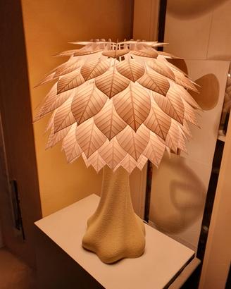 lampada pianta ad albero con foglie faggio