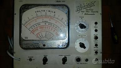 Strumento misura Hickok 209 americano a valvole