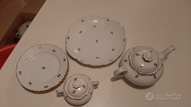 Servizio da merenda in porcellana