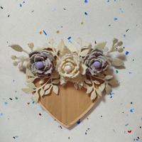 Decorazione cuore in legno