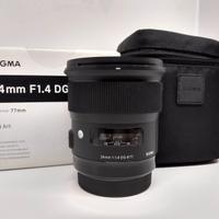 Sigma 24mm f/1,4 art DG HSM per Canon EF
