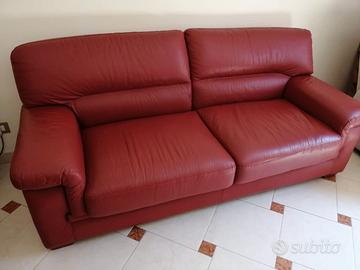 Divano in vera pelle Made in Italy