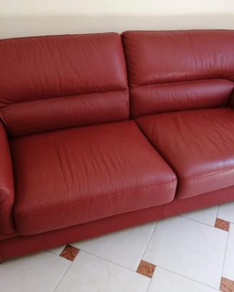 Divano in vera pelle Made in Italy