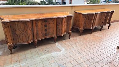 coppia di buffet chippendale 