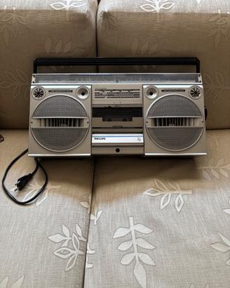 Radio Philips vintage modello D8134 Boombox