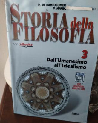 libro storia della filosofia italiana  superiori 