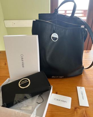 Zaino Calvin Klein + portafoglio abbinato