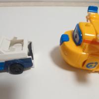 TRANSFORMERS POLIZIA E SUPER WINGS TRASFORMABILI