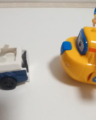 TRANSFORMERS POLIZIA E SUPER WINGS TRASFORMABILI
