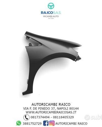 Parafango anteriore honda insight dal 2009