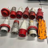 10 spine industriali 5 poli 16A vari modelli