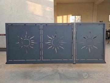 Cancello a due ante 4375x1230 mm