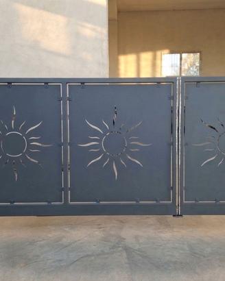 Cancello a due ante 4375x1230 mm