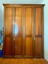 Armadio 4 ante in legno