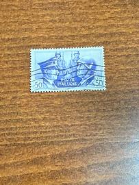 Francobollo Hitler e Mussolini