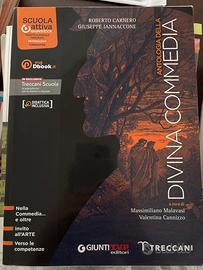 Libro di letteratura divina commedia