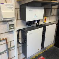 Fotovoltaico 10kw inverter 6kw accumulo kit litio