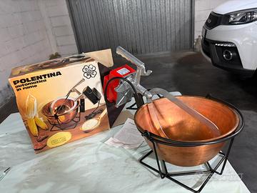 Paiolo dí  rame con motore