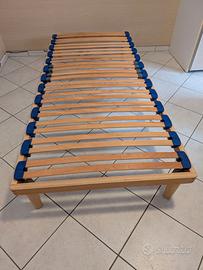 Rete a doghe  2 x 0,9 m, con materasso