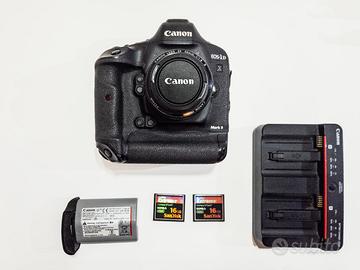 Canon 1Dx Mark II + 2 batterie e 50mm 1.8 II