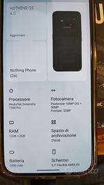 Nothing Phone 2A 256GB +12 RAM 