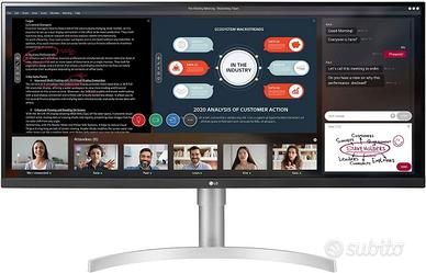 LG 34WN650 Monitor 34" UltraWide 21:9 LED IPS HDR