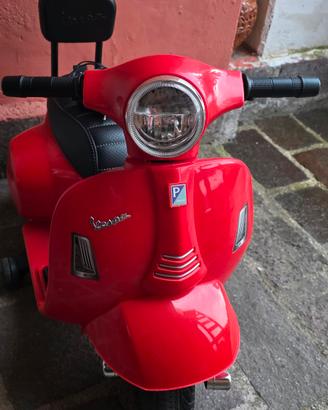 Moto Vespa Rossa Bambini  