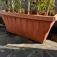 Vasi grandi rettangolari giardino piante orto