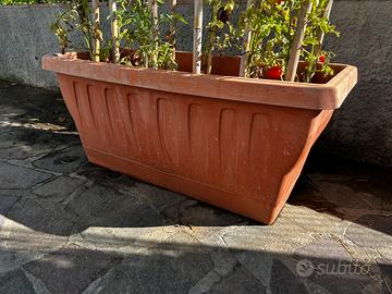 Vasi grandi rettangolari giardino piante orto
