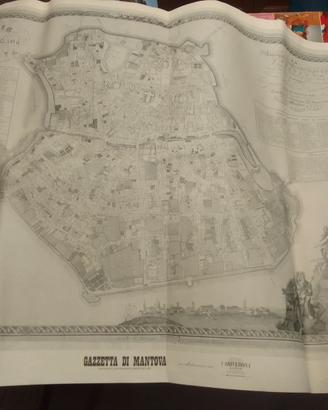 Mappa della città di Mantova 