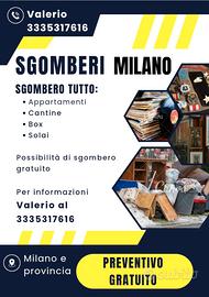 Sgomberi Milano e provincia