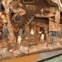 presepe napoletano artigianale 100x70x70h