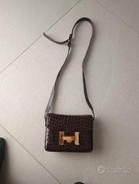Borsa anni 70-80 coccodrillo 