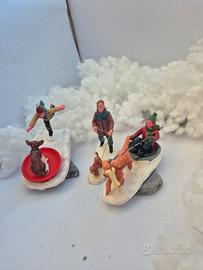 Lotto personaggi originali Lemax -neve-