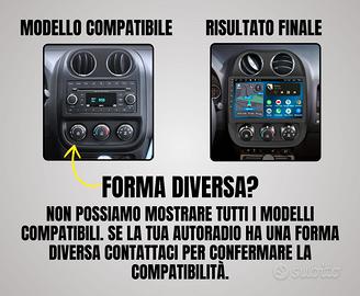 Jeep Compass | Autoradio android stereo 2 din +KIT