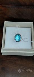Anello  pietra azzurra 