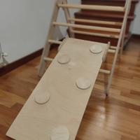 Gioco in legno scala con scivolo