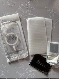 Cover trasparente e vetrini  iphon 16 plus