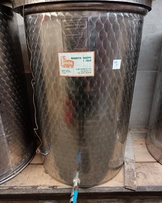 botte inox per vino 300 litri