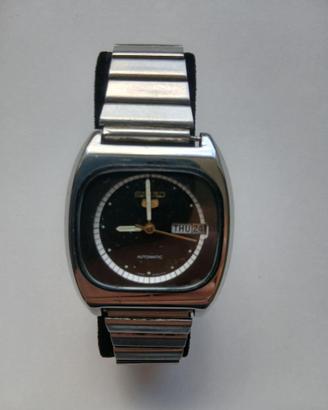 Orologio Vintage Seiko 5 Automatico Cassa TV 