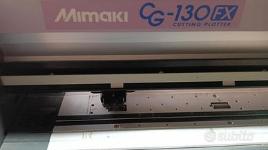 plotter taglio mimaki cg130fx, serigrafia, pressa