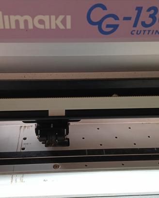 plotter taglio mimaki cg130fx, serigrafia, pressa